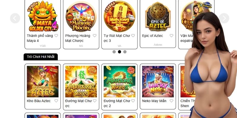 Kho game slot U888 đa dạng