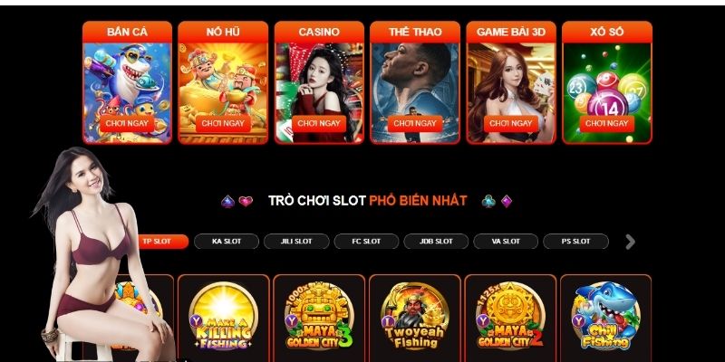 Hệ thống game đa dạng, đẳng cấp