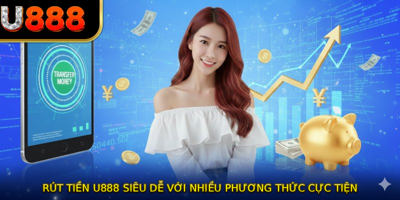 Rút tiền U888 siêu dễ với nhiều phương thức cực tiện