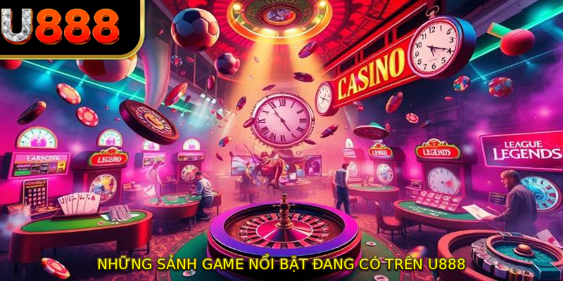 Những sảnh game nổi bật đang có trên U888